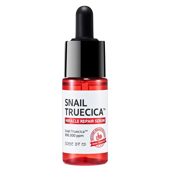 SOME BY MI Snail Truecica Miracle Repair Starter Kit/Toner 1.01Oz, Serum 0.33Oz, Gel Cleanser 1.01Oz, Cream 0.67Oz / Damaged Skin Solution for Sensitive Skin/Facial Skin Care Set