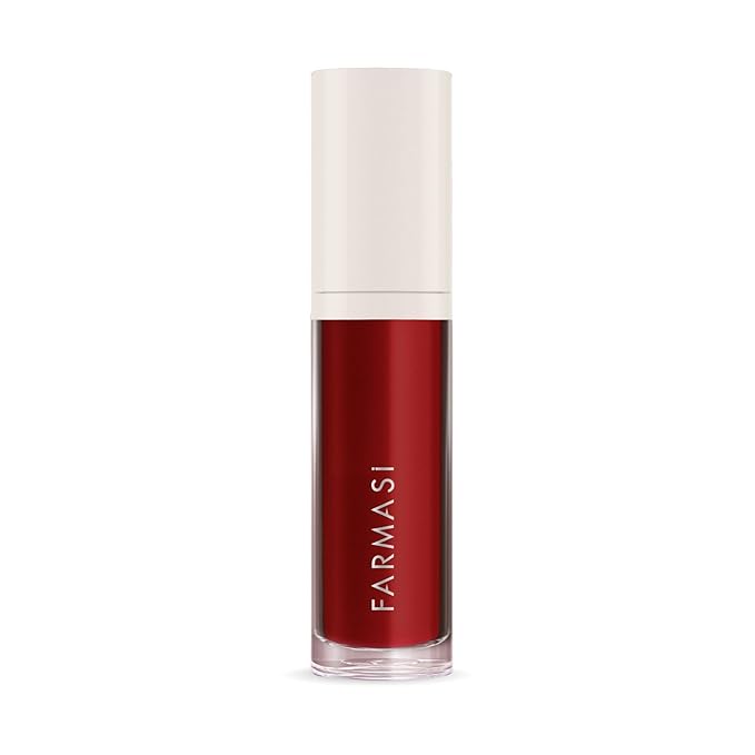 FARMASi Tinted Lip Plumper, Plumping Lip Gloss, Promoting Natural Circulation for Fuller, Younger Looking Lips, Hydrating, High-Shine, Volumizes, Merry Berry