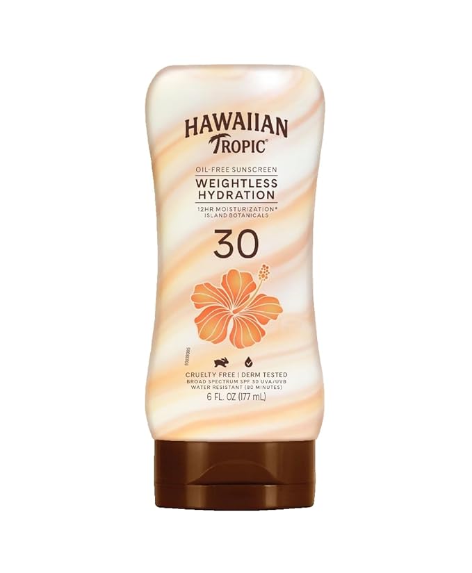 Hawaiin Tropic Silk Hydration Weightless Lotion SPF 30 6 Oz. - Pack of 2
