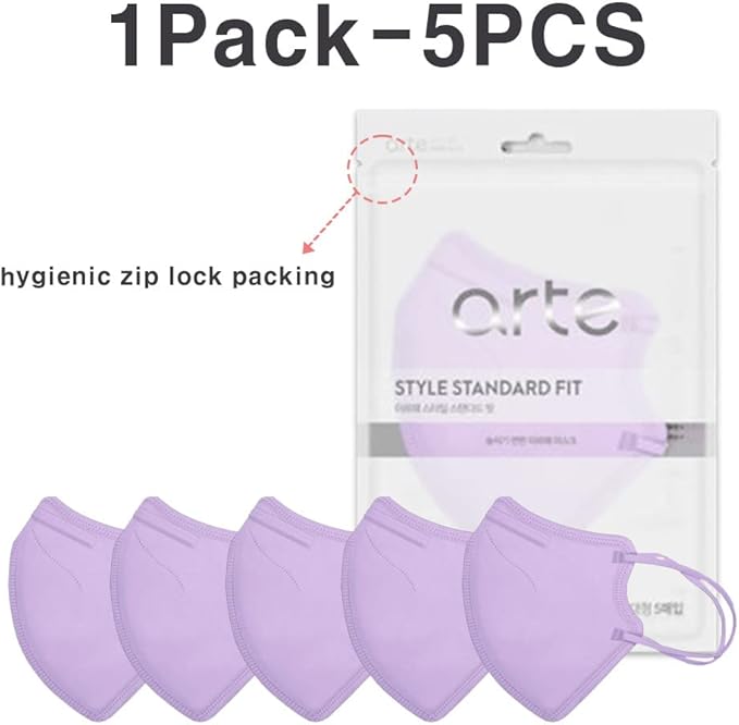 [10 Pcs] Korea Face Mask for Adults – Bird Beak type 2D Protective Health Face Mask for Dust and Smoke – 4-Layer Protective Filter – Ideal Fit for Comfortable Wear - Pink