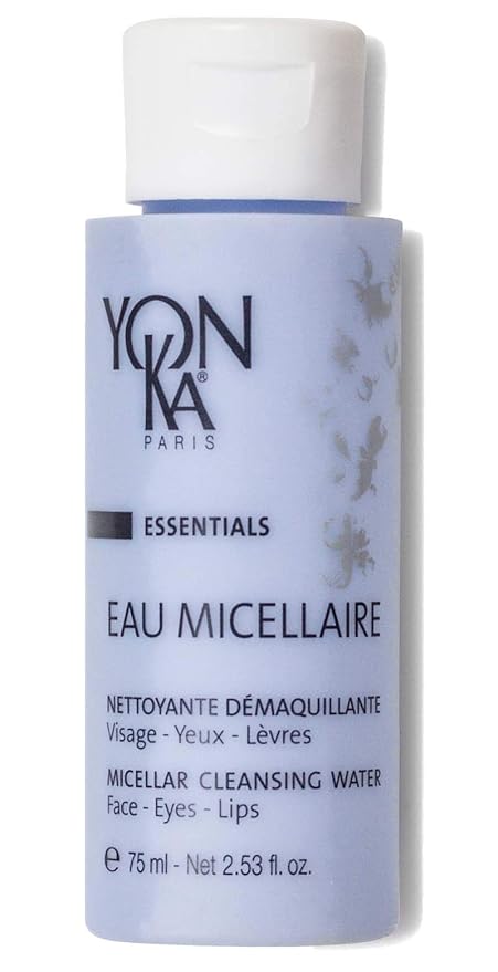 Yon-Ka Lotion PNG Travel Size Toner & Cleansing Micellular Water Set, Gentle Face Makeup Remover and Wash with Rose and Chamomile to Hydrate, Toner for Normal and Oily Skin