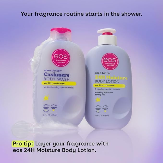 eos Shea Better Body Lotion+ Body Wash, Vanilla Cashmere