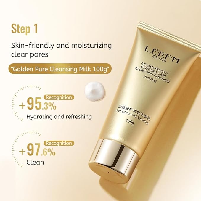 Premium Anti-Aging 7-Piece Skincare Set - Korean Skin Care Set with Face Cleanser,Toner, Serum, Eye Cream & Face Cream,CC Cream - Hydration, Firm Skin,Skincare Gifts for Women Teen Girls