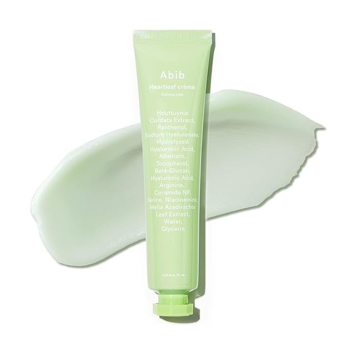 Abib Heartleaf Cream Calming Tube 2.53 fl oz I Calming, Facial Cream