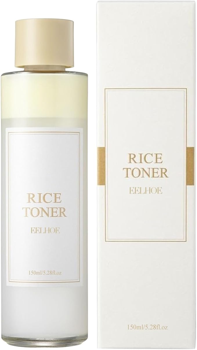 AMALIA Rice Toner for Face, Rice Water face wash for All Skin Types, 150ml/5.28fl.oz