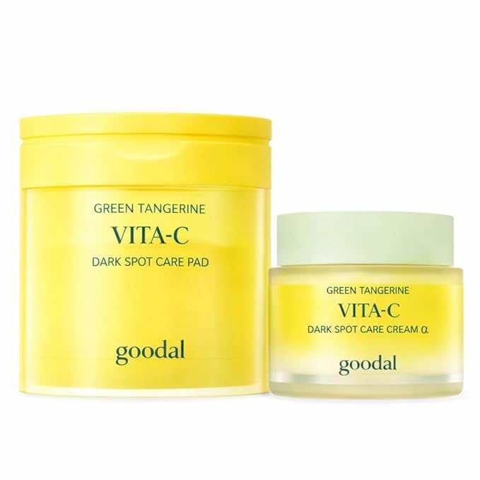 [Bundle] Goodal Green Tangerine Vitamin C Toner Pad & Cream [Advanced Ver.]