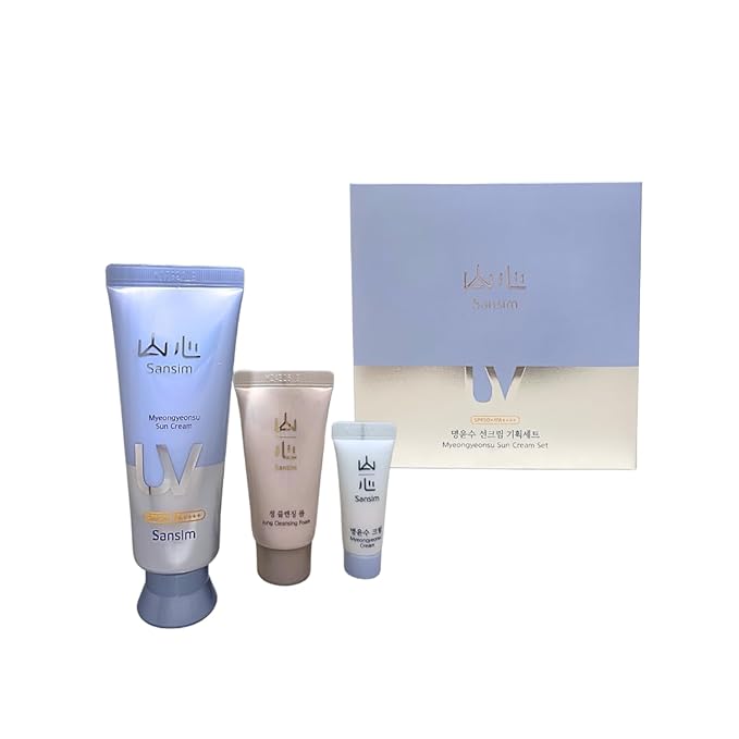 Myeongyeonsu Sunscreen Set, SPF 50+/PA++++, Moisturizing, Brightening and Anti-wrinkle, Sun Protection