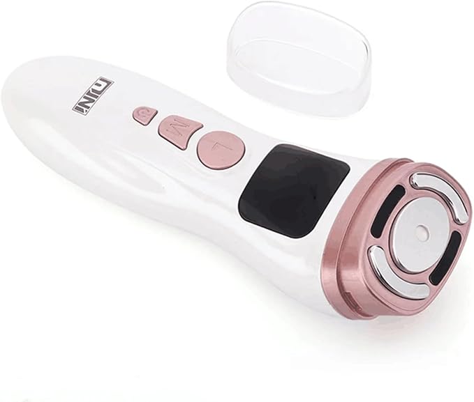 Mini Facial Machine Skin Care Device for Reduce Wrinkles, Skin Lifting, Skin Firming, Rejuvenation Brightening for Women Skin Care (White)