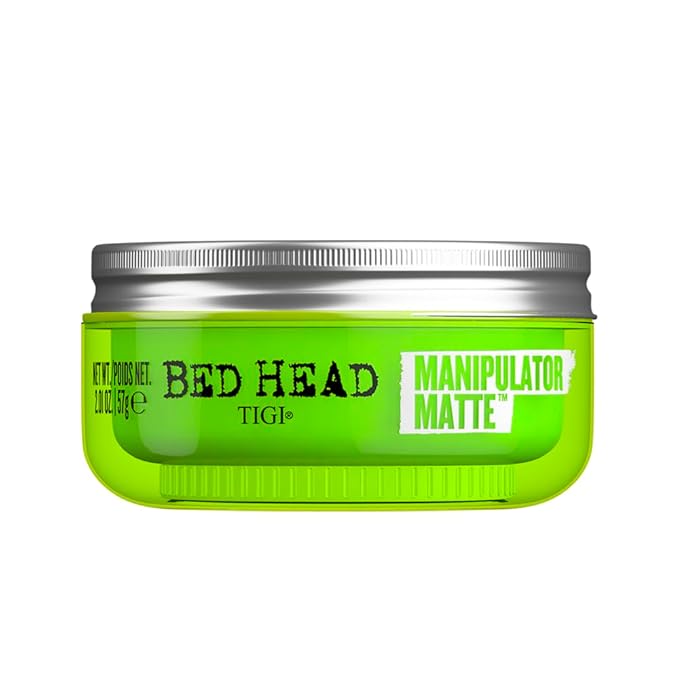 TIGI Bed Head Manipulator Matte Hair Wax,Strong Hold Sculpting and Styling Paste for Short to Medium Hair,2.01 oz,(Pack of 2)