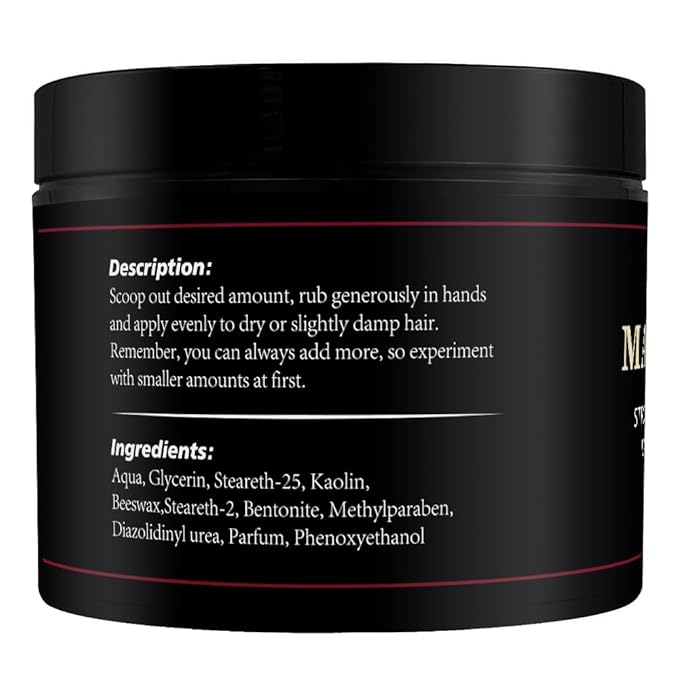 CNNY Men's Hair Styling Clay 3.53 oz, Firm Hold, Matte Finish, Hair Clay with Natural Ingredients, Add Volume & Texture, Premium Men’s Hair Type