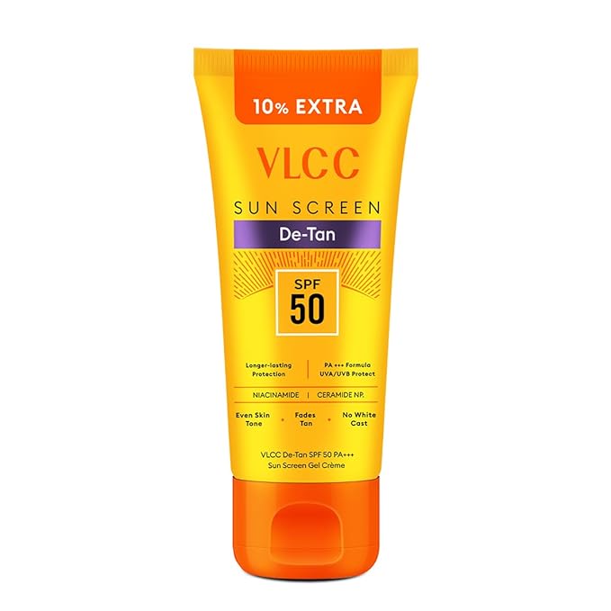 VLCC De Tan SPF 50 PA+++ Sun Screen Gel Creme(100gm)