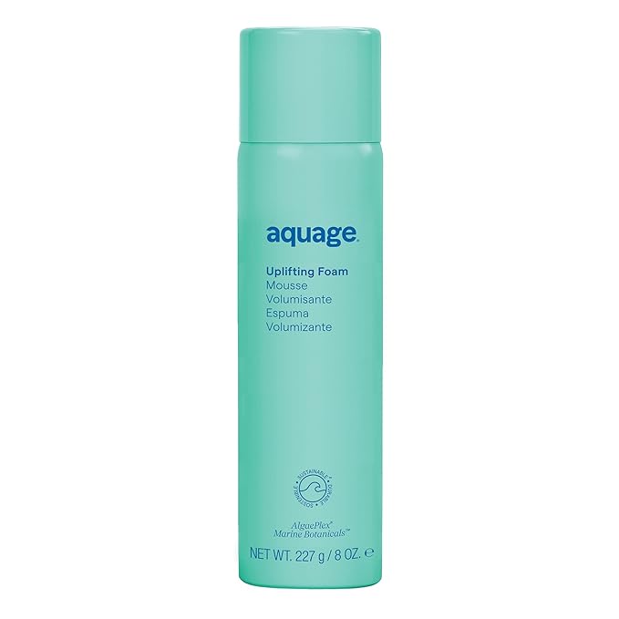 AQUAGE Uplifting Foam Weightless Volume Building Styling Mousse, Styling Foam, Can Use on Wet or Dry Hair, 8 oz