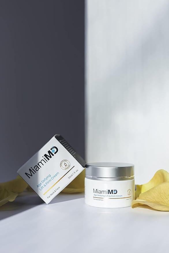 MiamiMD Age-Defying Lift & Firm Cream - Anti Aging and Skin Firming For All Types - Paraben Free - Fragrance Free Cruelty Free BHA Free 50 ml (1.7oz) - 6 PACK