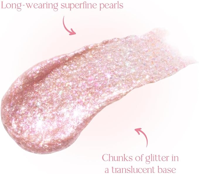 dasique Starlit Jewel Liquid Glitter (08 Love Flake) | Twinkle Glitter Shadow | Korean Makeup | Shimmer Eye Make Up | Eyeshadow Eyeliner | Long lasting | Multi use | Quick drying