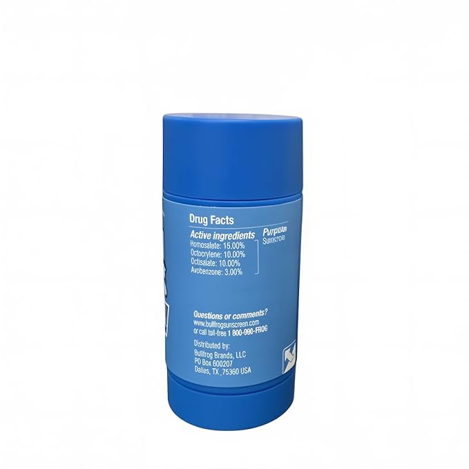 Bullfrog Quik Stick Sunscreen SPF 50 | Oxybenzone & Octinoxate Free | Broad Spectrum Moisturizing UVA/UVB, 1oz