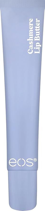 eos Cashmere Lip Butter - Vanilla Cashmere, Plumping Peptides, Smoothing, eos Lip Butter, Shea Butter, Lip Mask & Moisturizer, Soft, 0.35 fl oz (Pack of 2)