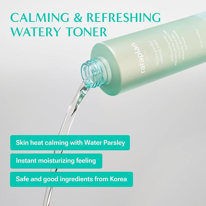 rataplan Water Parsely Calming Toner, Serum, Moisture Cream Triple Set