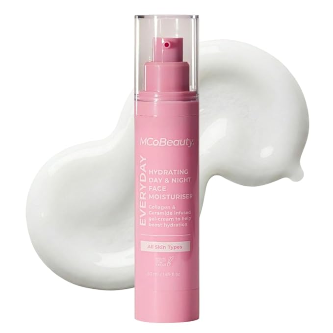 MCoBeauty - Hydrating Day and Night Face Moisturizer - Skin Feels Plumper, Firmer and Brighter - Hyaluronic Acid, Vitamin C and More - Vegan, Cruelty Free Skin Care - Gifts for Women