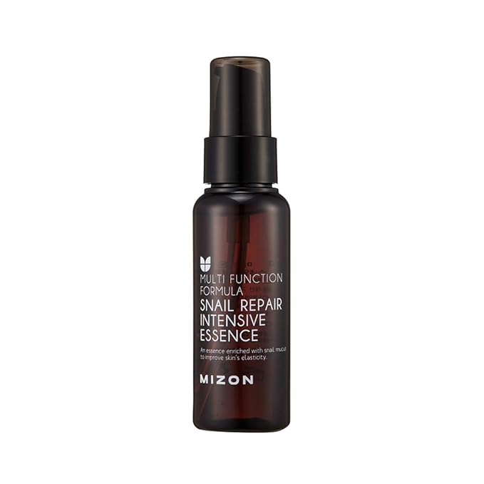 MIZON Snail Line Set, Korean Snail Skincare Essentials Set, Mini Sized Snail Foam Cleanser, Toner, Essence, and All in One Facial Cream to Improve Skin Tone, Fine Wrinkles, Smooth, Moisturize.