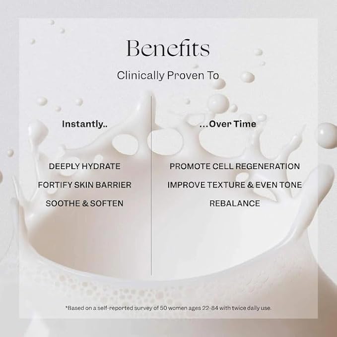 BOUM‑BOUM Milk 3‑in‑1 Barrier Spray - Hydrating Toner, Serum & Moisturizer with Squalane, Lightweight, Soothing, Quick Absorbing & Non-Greasy - (3.3 oz)