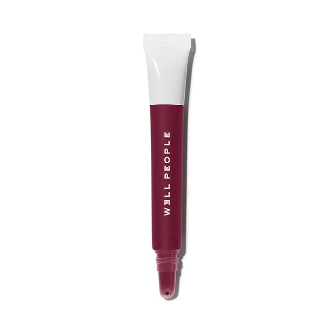 Well People Lip Nurture Hydrating Balm, Lip Balm For Hydration & Vibrant Sheer Color, Soothes & Softens Lips, Vegan & Cruelty-free, Blackcurrant