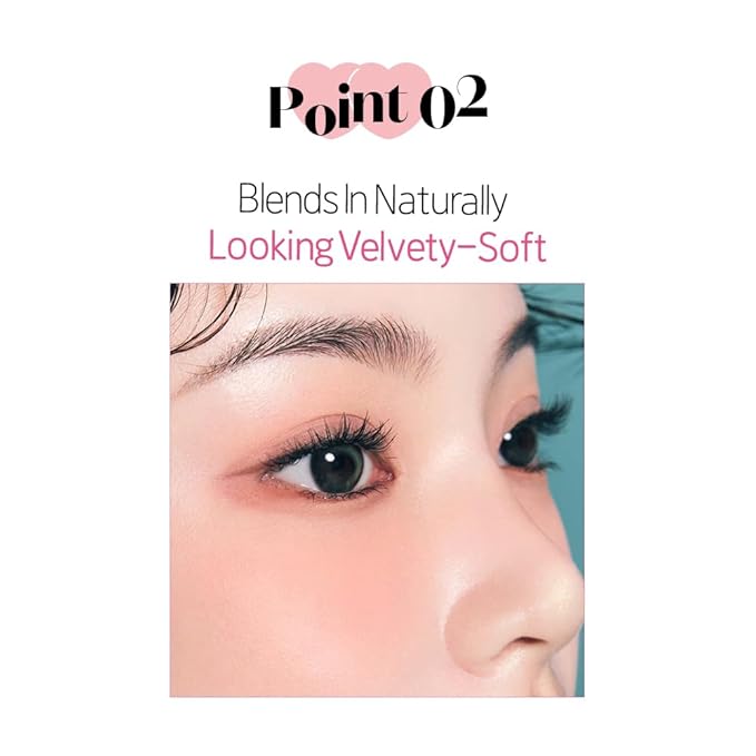ETUDE Heart Pop Duo Blush, Pink & Purple Cheek Colors, Natural Glow & Glossy Finish, Lightweight Layering Formula, Korean Makeup Artist Collab, Compact 0.2 oz – Embipale