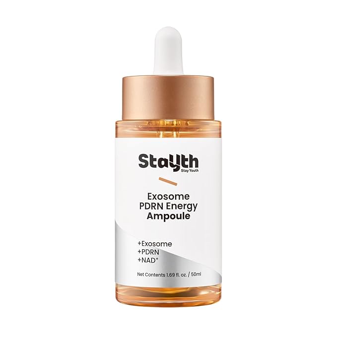 Exosome PDRN Energy Ampoule – Korean Skincare Hydrating Serum with PDRN, NAD⁺, Hyaluronic Acid & Peptides for Moisture, Skin Conditioning & Smooth Appearance (50ml / 1.69 fl. oz)