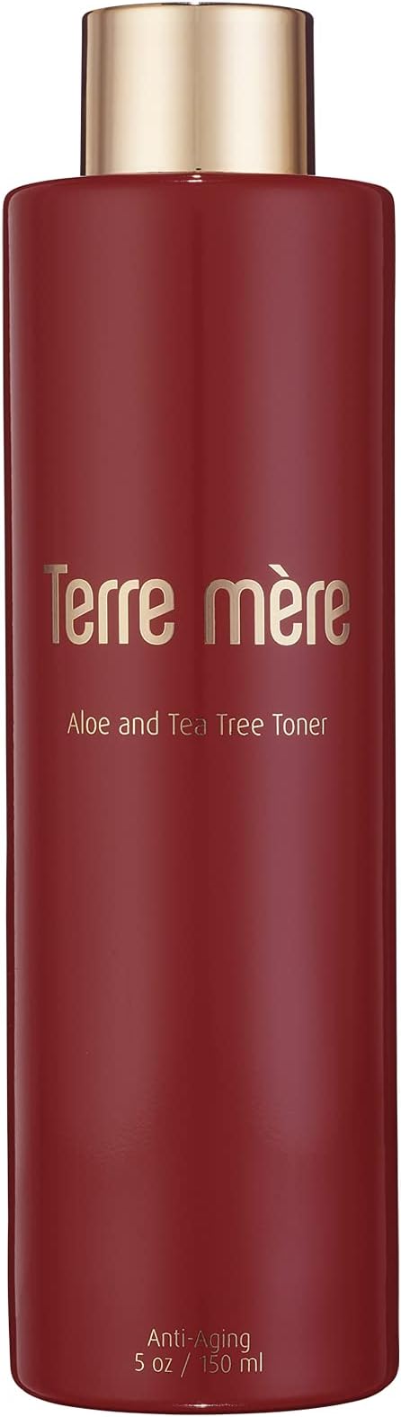 Face Toner, Aloe and Tea Tree Toner, Anti Aging, Terre Mere, 150ml 5oz