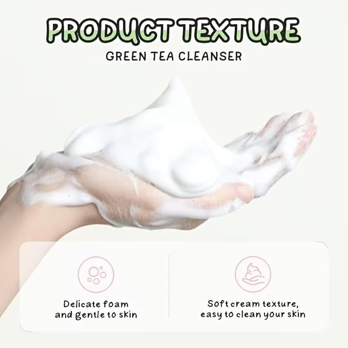 Green Tea Skin Care Set - This Skin Care Gift Box Set Contains Your Favorite Moisturizing Necessities Facial Cleanser, Toner, Eye Cream, Mud Mask With Headband And Facial Brush