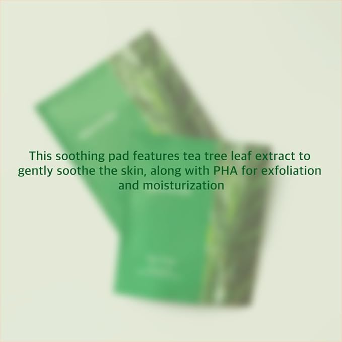 Papa Recipe Tea Tree Toner Pads Refill (Large 3 Inch) _PHA Exfoliating Pads for Clearer, Balanced Skin_Korean Skincare, 35 Sheets