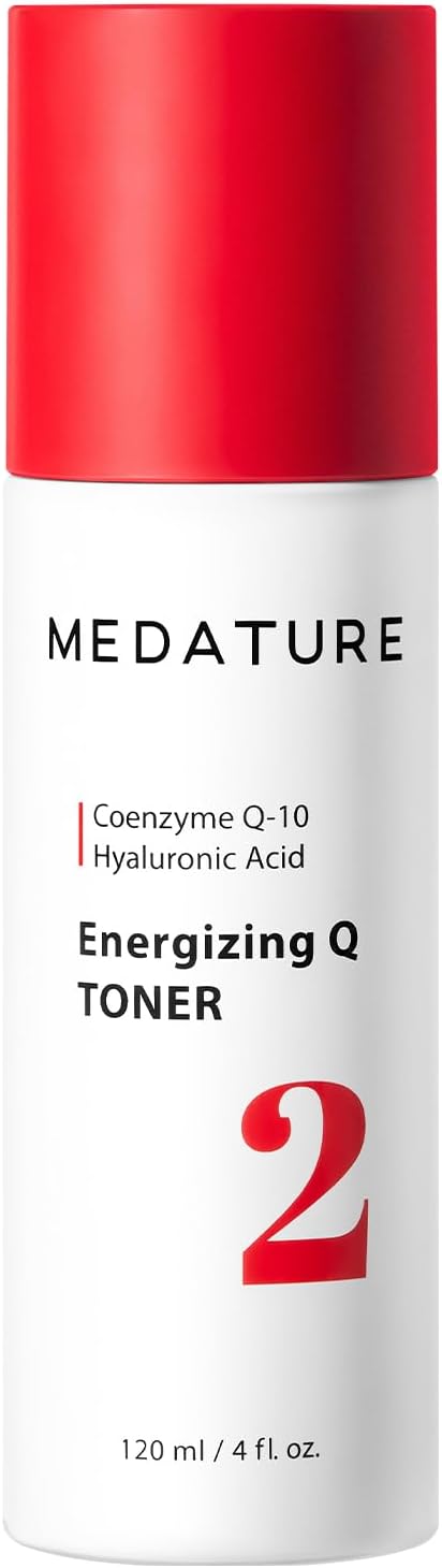 Medature Energizing Q Toner – Hydrating Facial Toner with CoQ10 and Hyaluronic Acid | Antioxidant-Rich, Soothing, Barrier-Friendly, Sensitive-Skin Safe