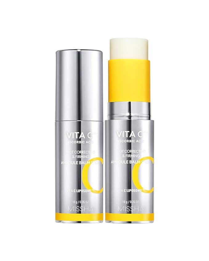 MISSHA Vita C Plus Ampoule Balm Facial Serum Stick - Instant Wrinkle Care, Nourishing Ampoule Balm