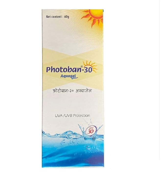 Photoban-30 Aquagel UVA/UVB Protection Sun Care Pimple Scars 30 gm