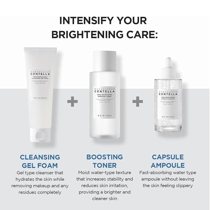 SKIN1004 Tone Balancing Capsule Ampoule, Niacinamide & Centella Serum for Face, Korean Hydrating Facial Serum to Help Balance Uneven Skin Tone with Tranexamic Acid, Korean Skincare, 1.69 fl oz / 50 ml