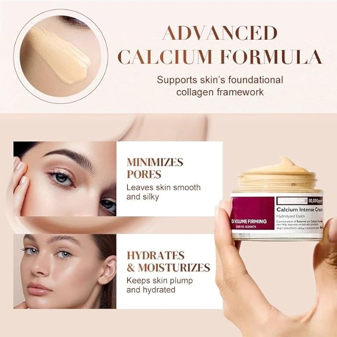 Advanced Calcium-Infused Intense Repair & Moisturizing Cream, Firming Daily Moisturizer,Calcium Volume Multi Balm, Intense Hydration for Deep Wrinkles on Eye, Anti-Aging & Lifting Care (50 ml)