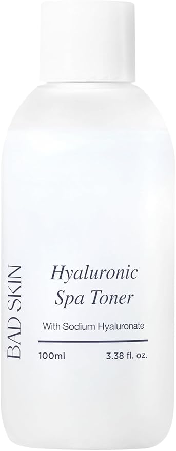 Bad Skin Hyaluronic Spa Toner 100ml / 5% Hyaluronic Acid / 85% Thermal Spring Water/Hydration & Soothing Care/Mildly Acidic/Made in Korea