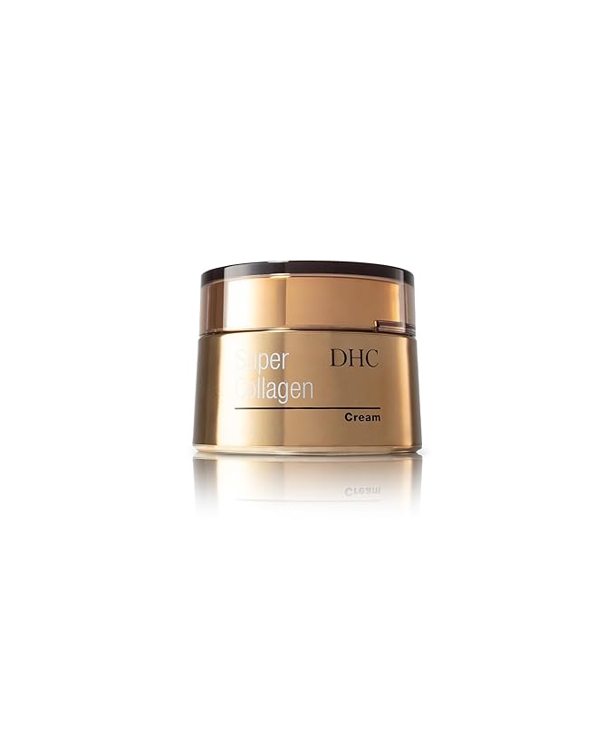 DHC Super Collagen Cream, Brightening, Collagen-Boosting Moisturizer, Skin-plumping, Fragrance and Colorant Free, Ideal for all skin types, 1.7 oz. Net wt.