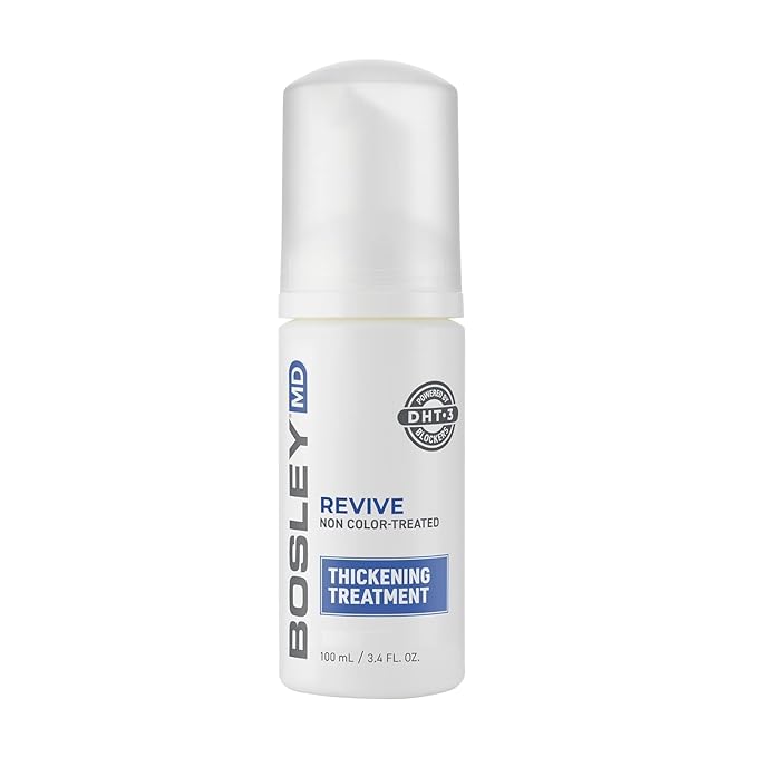 BosleyMD Thickening Treatment, Liquid Foaming Treatment to Restore Visibly Thinning Hair 3.4 oz
