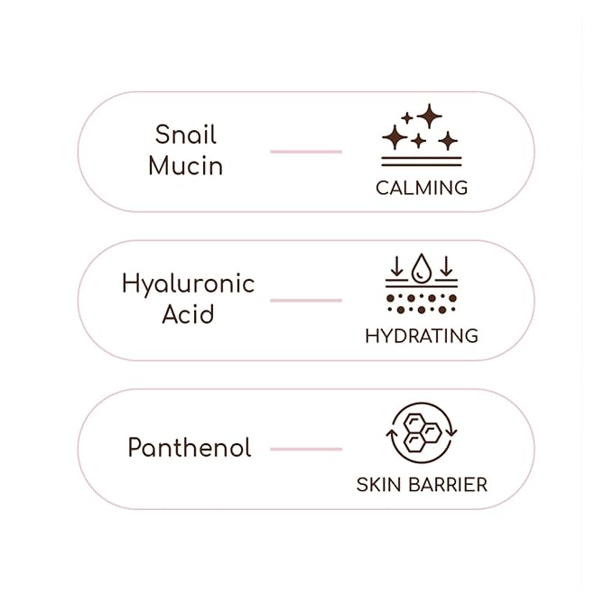 DEARBOO Glass Skin Snail Cream, 80mL – Lightweight Hydrating Facial Moisturizer with Snail Mucin for a Smooth, Radiant-Looking Complexion