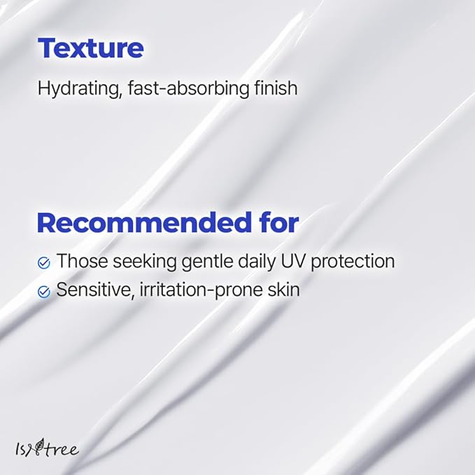 ISNTREE Hyaluronic Acid Daily Sun Gel 50ml, 1.69 fl oz + Green Tea Fresh Toner 200ml, 6.76 fl oz
