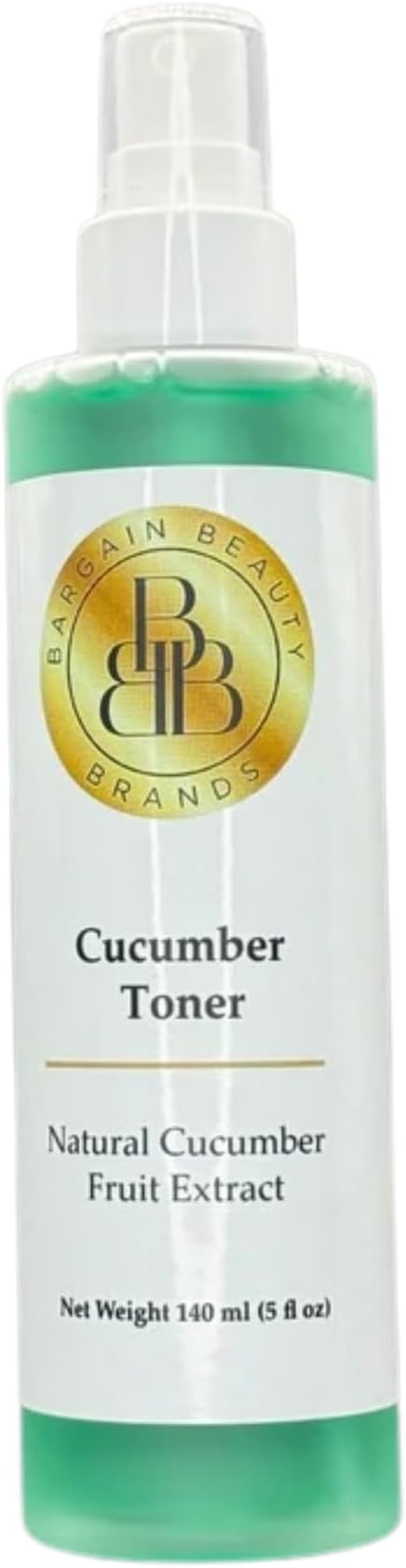 Cucumber Toner – Paraben Free, EU Compliant, Vegan, Gluten Free – Refreshing Facial Toner for Hydration & Skin Balance – 140 ml / 5 fl oz