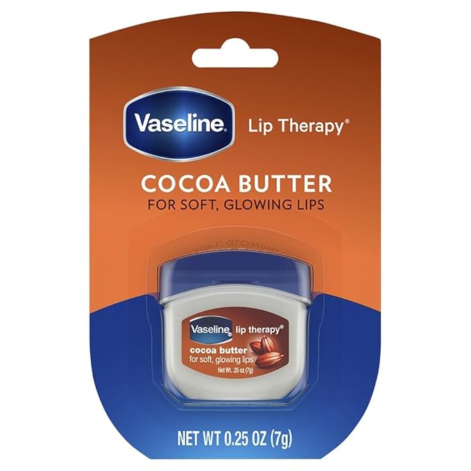 Vaseline Lip Therapy Cocoa Butter.25 oz (Pack of 8)