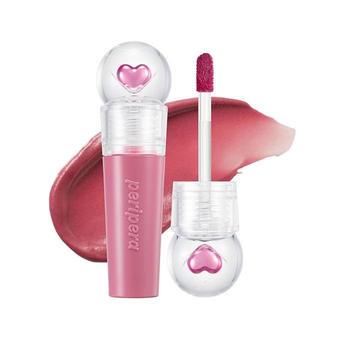Peripera Ink Jellable Tint, Lip Stain, Korean Lip Tint, High Pigment Color, Longwear, Weightless, Moisutizing, Hydrating (011 Pink Dance)