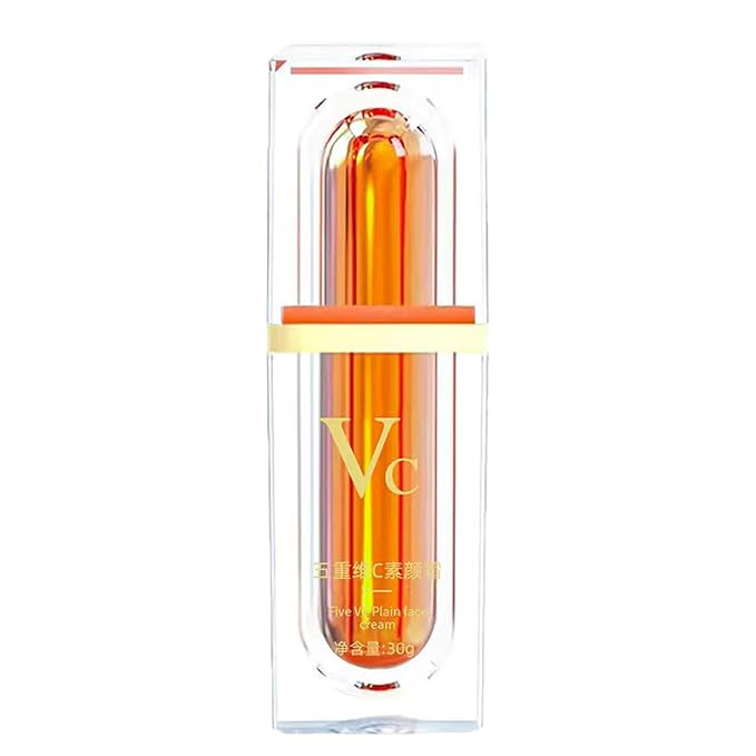 Japanese Vitamin C Makeup Tone Up Cream, Moisturizing Brightening Concealer, Five Vitamin C Tone-Up Cream, For All Skin Type (1PC)
