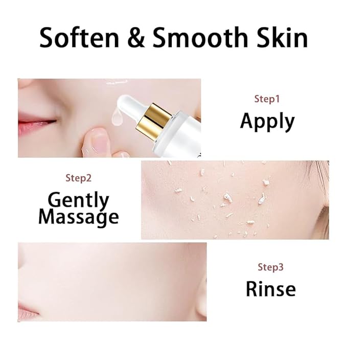 2pcs Black and White Rice Peeling, New Soft Rice Exfoliating Face and Body, Black and White Rice Exfoliant for All Skin Types, Gentle Peel & Deep Hydration