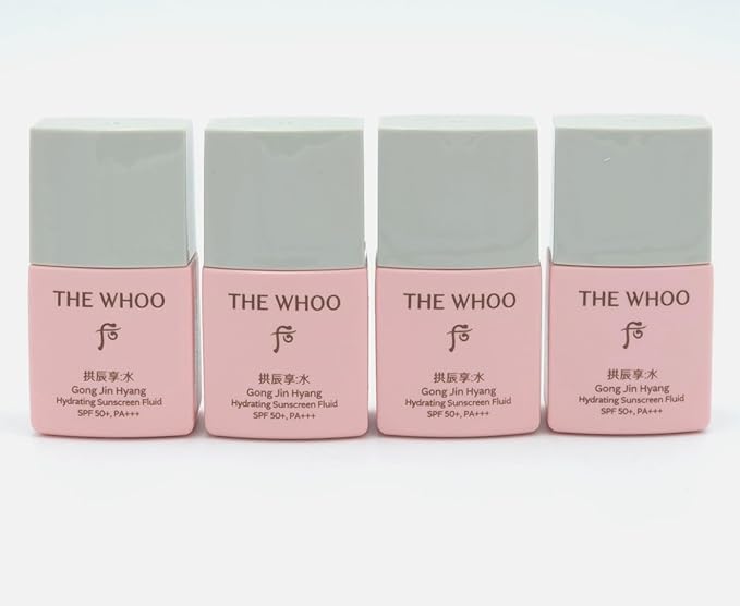 The Whoo Gong Jin Hyang Hydrating Sunscreen Fluid SPF50/PA+++ 13ml x 4ea Set