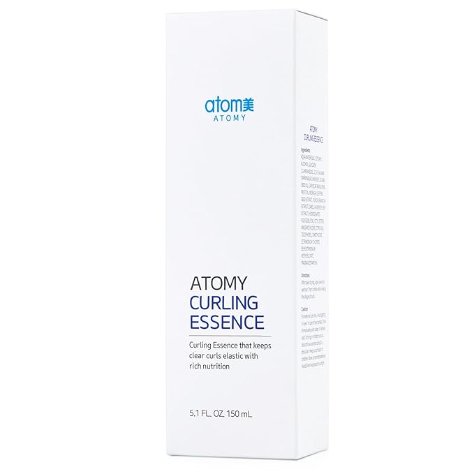 Atomy Hair Curling Essence - Korean Curl Enhancing Serum for Damaged Curly Hair