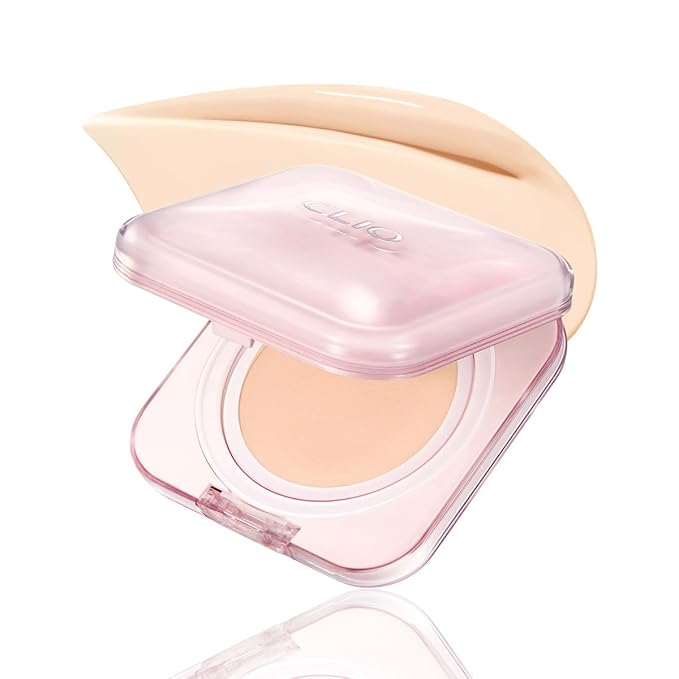 CLIO Kill Cover Mesh Glow Essential Cushion Foundation, Buildable Ultra-Fit Coverage with Glow Finish, Long-Lasting Hydration, Natural Cover for Radiant Skin, Korean Foundation (19N PORCELAIN)