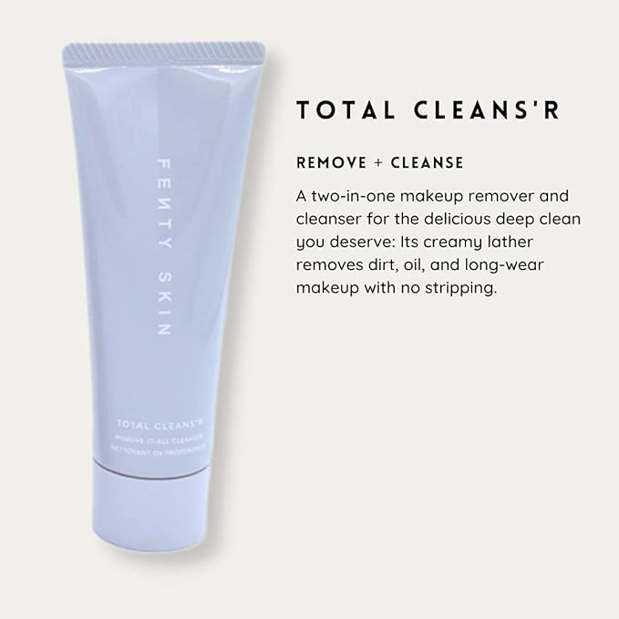 Fenty Skin Start'r Set: Total Cleans'r, Fat Water Toner Serum, Hydra Vizor Sunscreen
