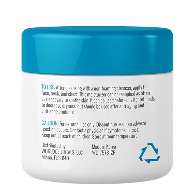 Soothing and Calming Face Moisturizer for Dry & Sensitive Skin Types (2.2 fl. oz./65 ML)
